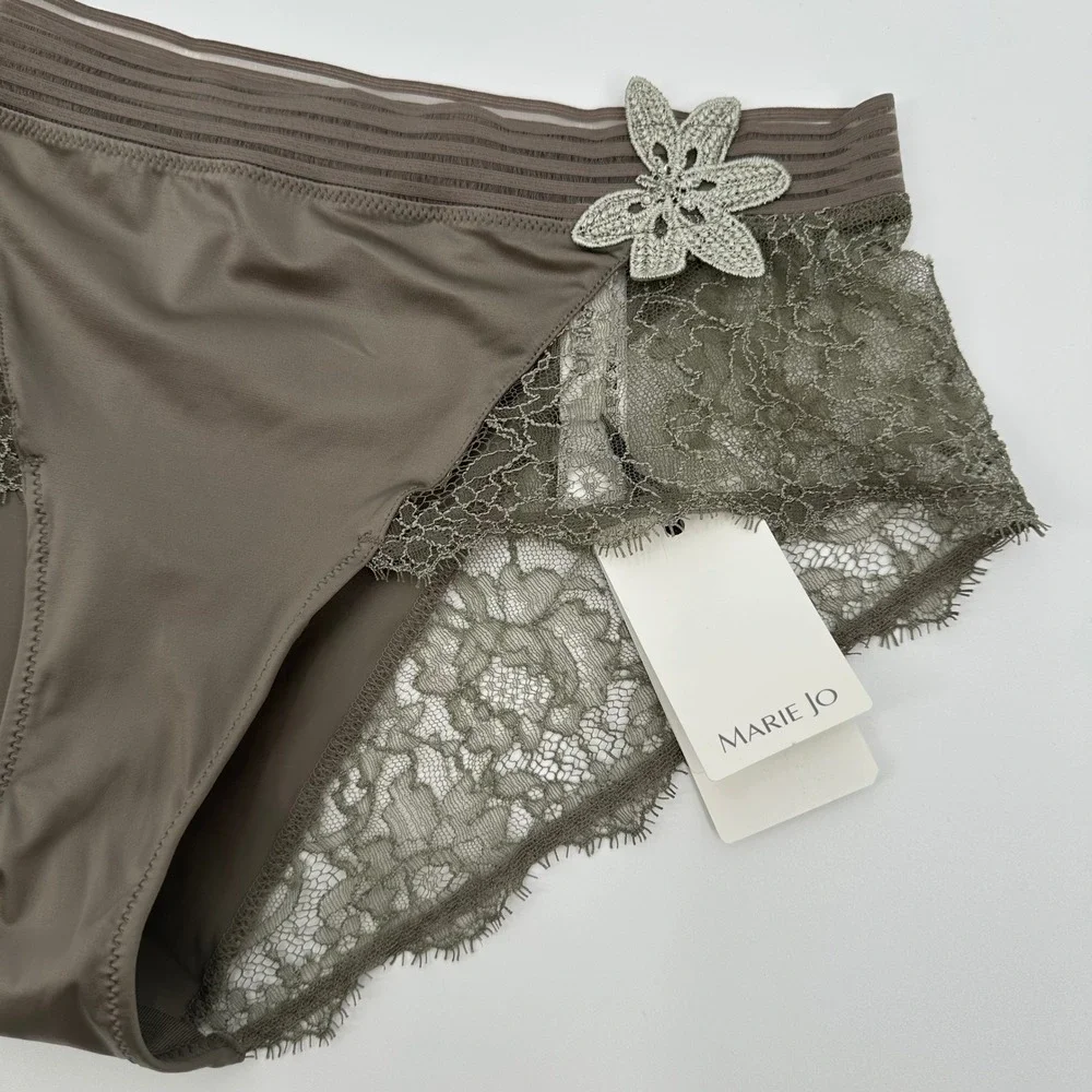 Marie Jo Angelina Panty Lace Embroidered Floral Size Small NWT‎
